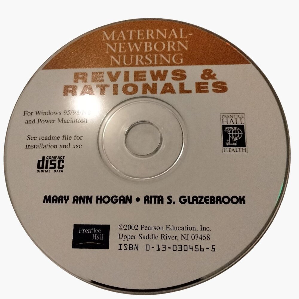 Pearson Maternal Newborn Nursing Reviews Rationales CD NCLEX Prep